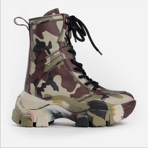 Prada army boots